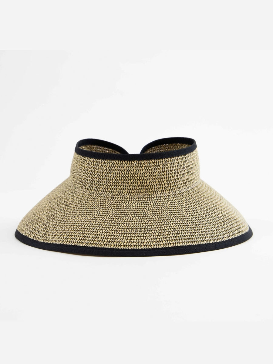 SDHC Signature Women's Ultrabraid Large Brim Visor - Black